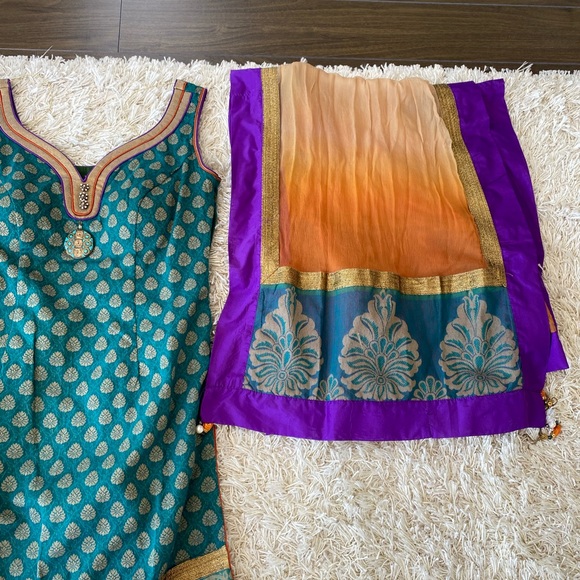 Multicolored salwar - Picture 6 of 10